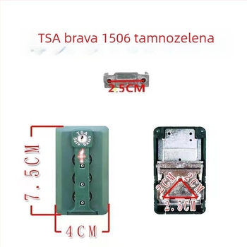 Brava za prtljagu s TSA kompatibilnošću, zaključavanje lozinkom, zaštita od krađe, ABS materijal