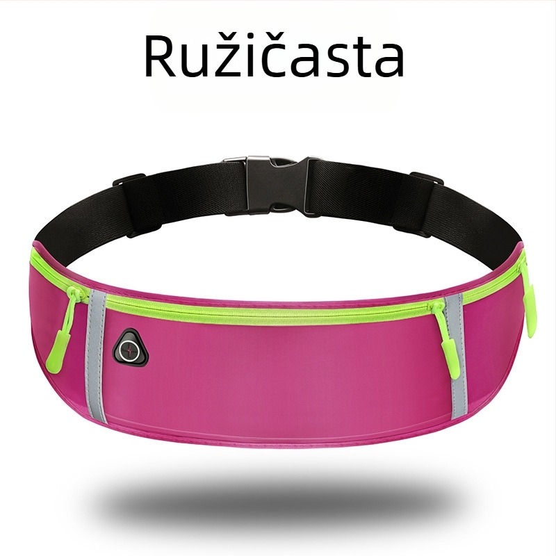 Ultra-tanka reflektirajuća torbica za pojas za trčanje i fitness, unisex, vodootporna, mini višenamjenski pojas
