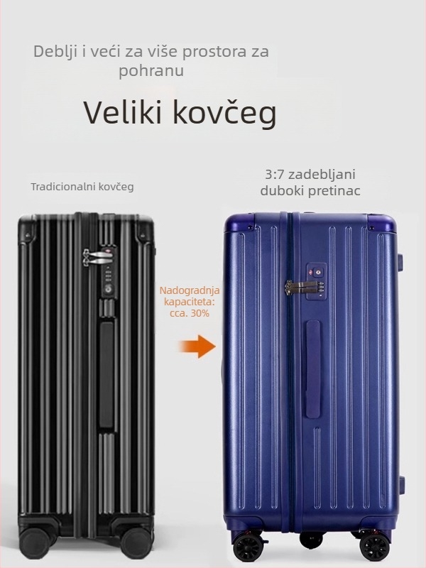 LEE kofer od 30 inča s okretnih kotačića, tvrdi kufer, veliki kapacitet, unisex, TSA zaključavanje