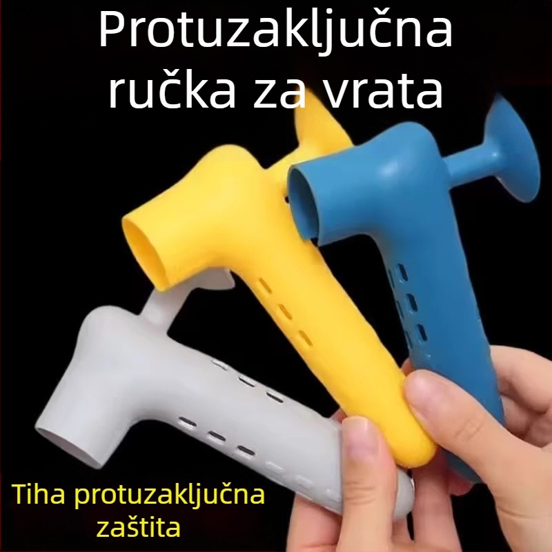 Set zaštite ručke vrata od silikona – zaštita od udara, apsorpcija buke, model F2451, moderni minimalistički stil