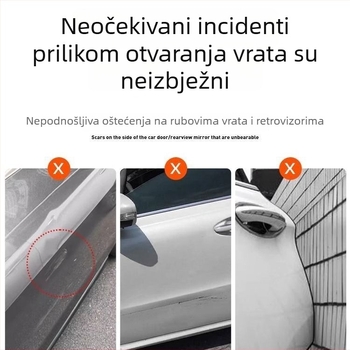 Pojas sprječavanja sudara za vrata automobila, materijal spužva, univerzalni model, prilagodljiv