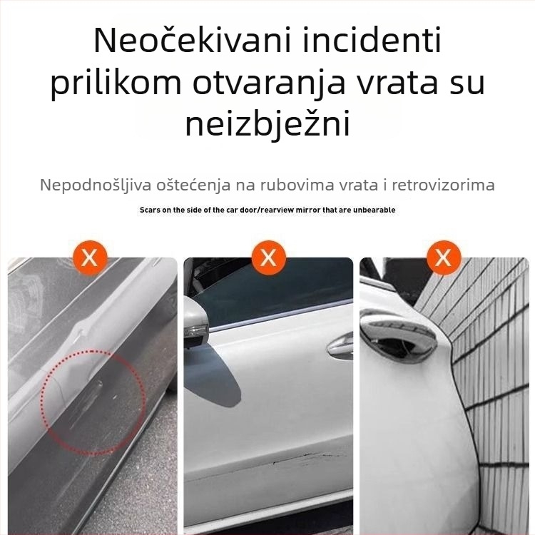 Pojas sprječavanja sudara za vrata automobila, materijal spužva, univerzalni model, prilagodljiv