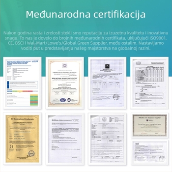 Mbco·meiboyi Seagrass Rope pleteni božićni spremnik košarica, model M1270114, 12 komada u paketu