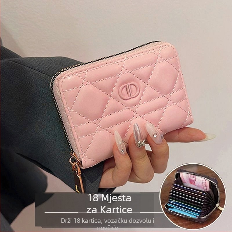 Držač kartica PU, Unisex, Ulični stil, Vodootporan i ultra lagan