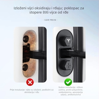 Silikonska zaštitna futrola za limiter vrata za Tesla Model 3/Y/X — otporna na hrđu, prilagodljiva izrada