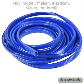 Protukolizijska traka za vrata automobila - univerzalna bez ljepila - zaštita rubova vrata - otporna na ogrebotine - dekorativni element