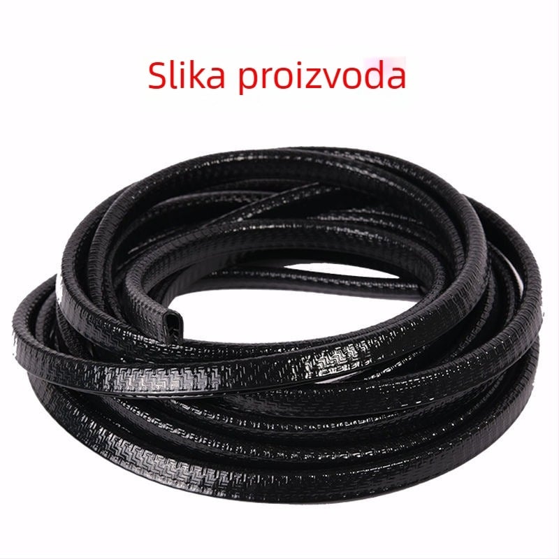 Protukolizijska traka za vrata automobila - univerzalna bez ljepila - zaštita rubova vrata - otporna na ogrebotine - dekorativni element