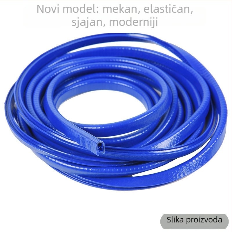 Protukolizijska traka za vrata automobila - univerzalna bez ljepila - zaštita rubova vrata - otporna na ogrebotine - dekorativni element