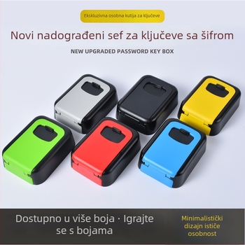 Kutija za ključeve od aluminijske legure s kodnim zaključavanjem, za visiti, dekorativni dizajn mačjeg oka, protiv krađe, modeli 901/904/906