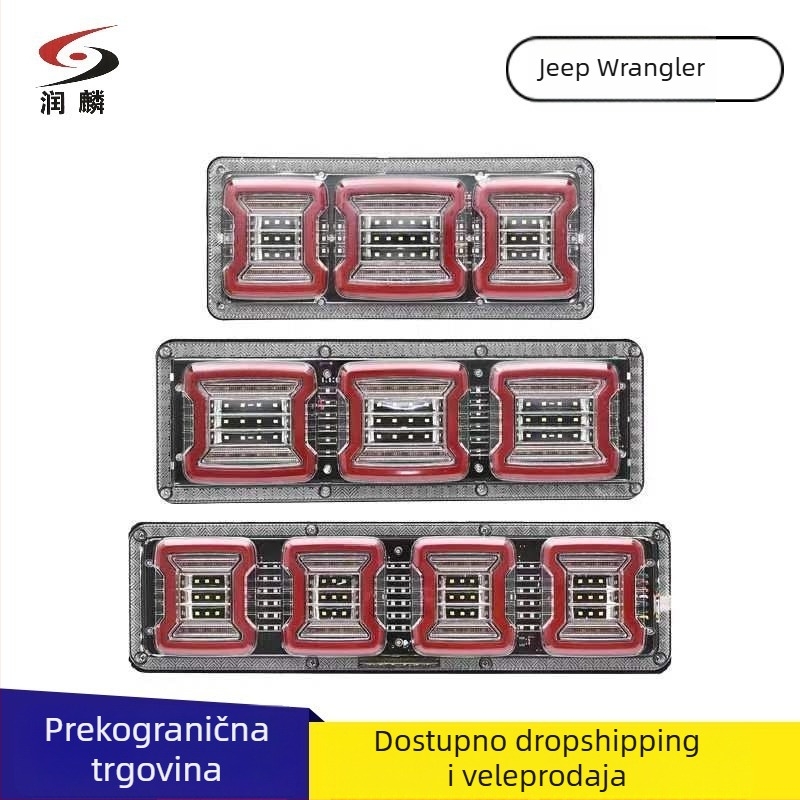 LED stražnja svjetla sklop za kamione i prikolice, 24V, LED izvor svjetla, model: stražnje svjetlo