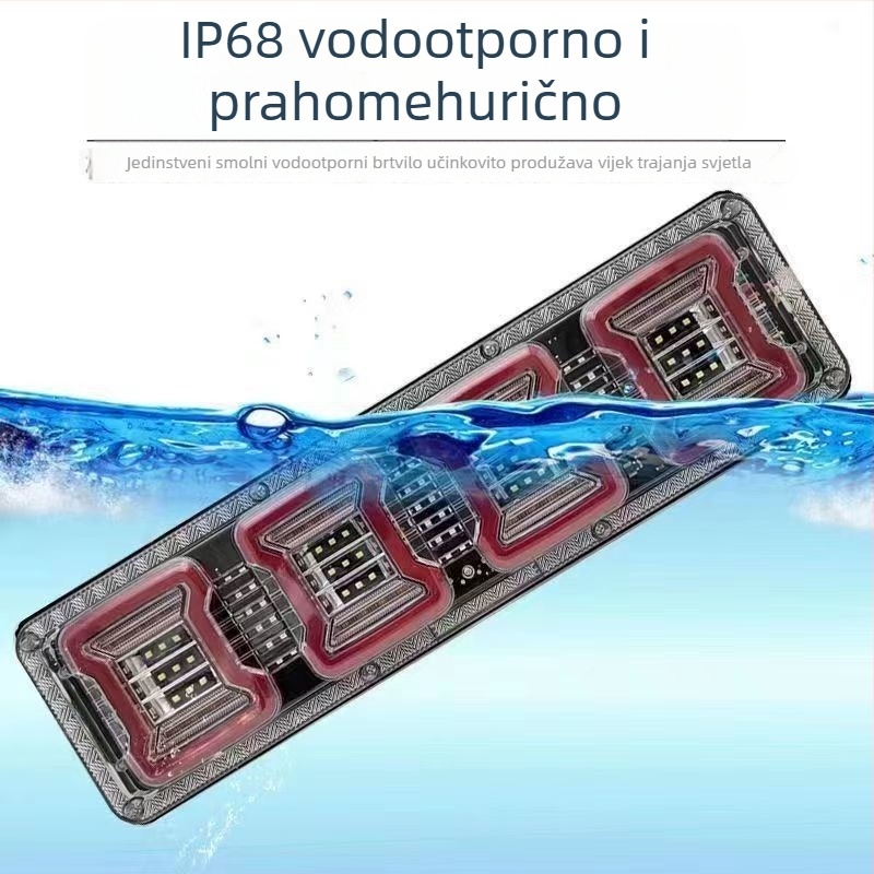 LED stražnja svjetla sklop za kamione i prikolice, 24V, LED izvor svjetla, model: stražnje svjetlo