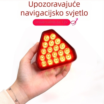 Auto LED stražnja svjetla: signalno svjetlo za kočenje, pilotsko svjetlo, upozorenje na sudar iza, svjetlo za maglu, kružno svjetlo, treptavo stražnje svjetlo, 12V