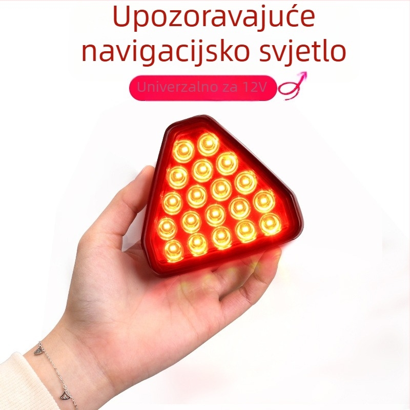 Auto LED stražnja svjetla: signalno svjetlo za kočenje, pilotsko svjetlo, upozorenje na sudar iza, svjetlo za maglu, kružno svjetlo, treptavo stražnje svjetlo, 12V