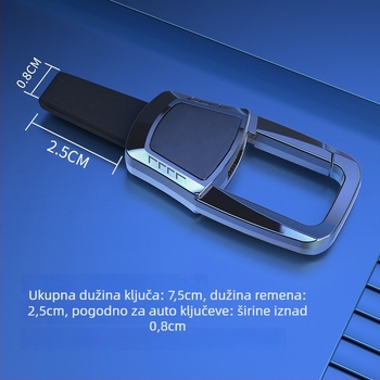 BYD privjesak za ključeve, cinkova legura, jednostavan stil