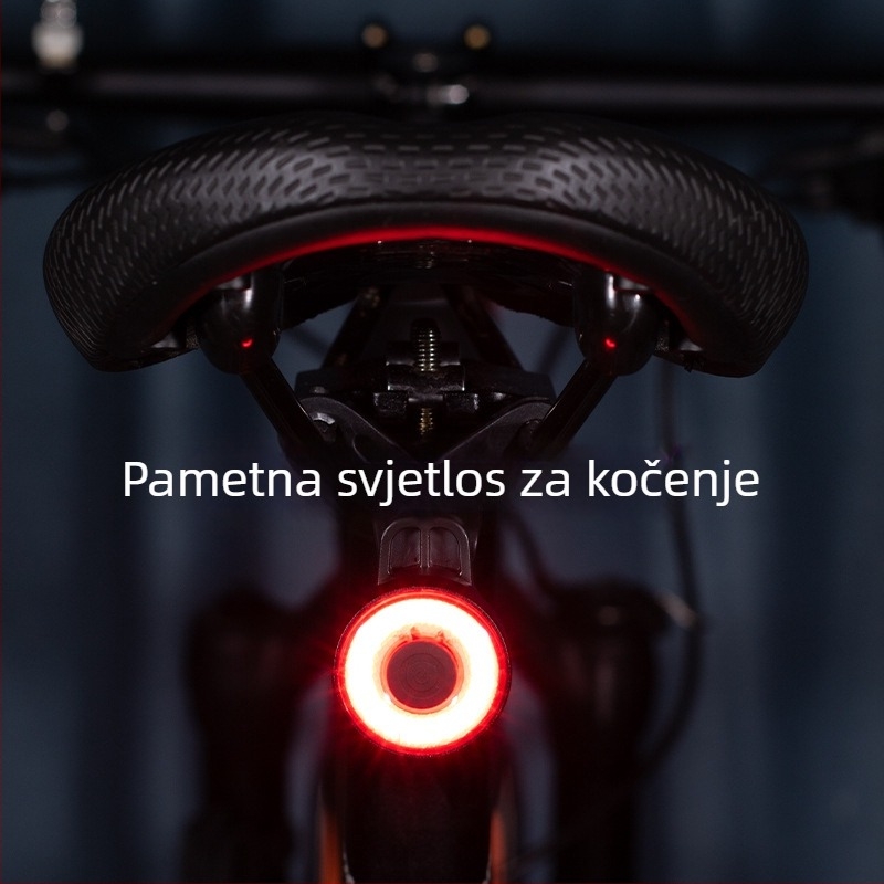 Stražnja svjetiljka za bicikl s inteligentnim kočnim svjetlom — Anqiyou/NQY, prilagodljivo: da; uvoz: ne