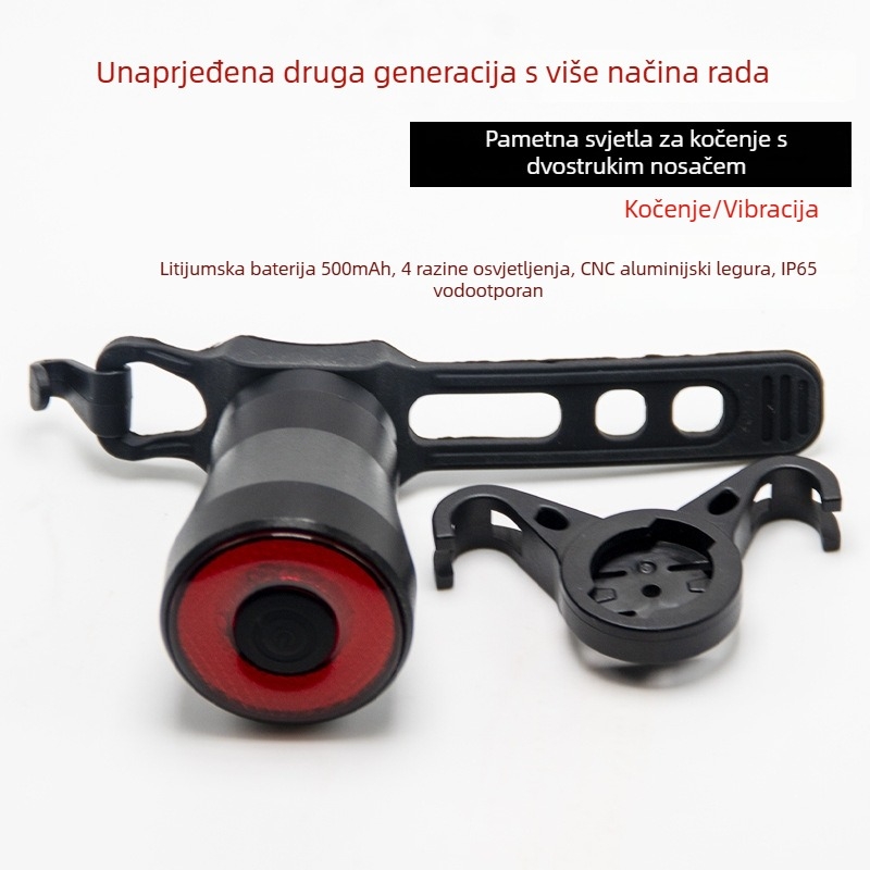 Stražnja svjetiljka za bicikl s inteligentnim kočnim svjetlom — Anqiyou/NQY, prilagodljivo: da; uvoz: ne