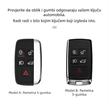Nancheng kućište za ključeve Land Rover – velur, jednostavan stil