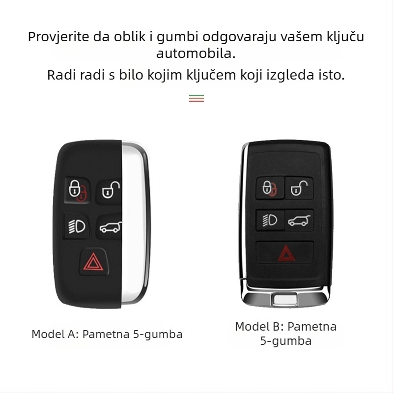 Nancheng kućište za ključeve Land Rover – velur, jednostavan stil
