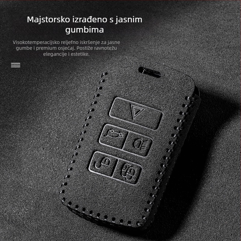 Nancheng kućište za ključeve Land Rover – velur, jednostavan stil