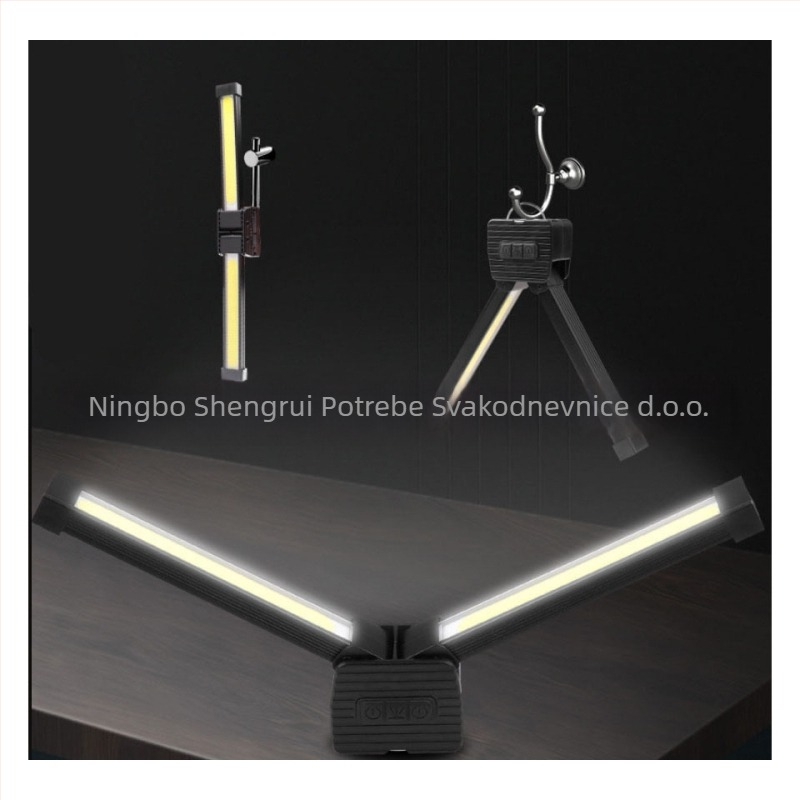 Dvostruka LED radna svjetiljka s magnetskim kukom; COB LED, 10W, 5V, IP44, 200 lm, model A55, 135 g