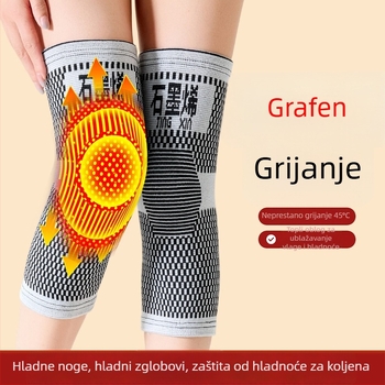 Grijane koljenice od poliestera | Grijanje 6 sati, Težina 100–150 g, Zaštita koljena, Univerzalna prilagodba