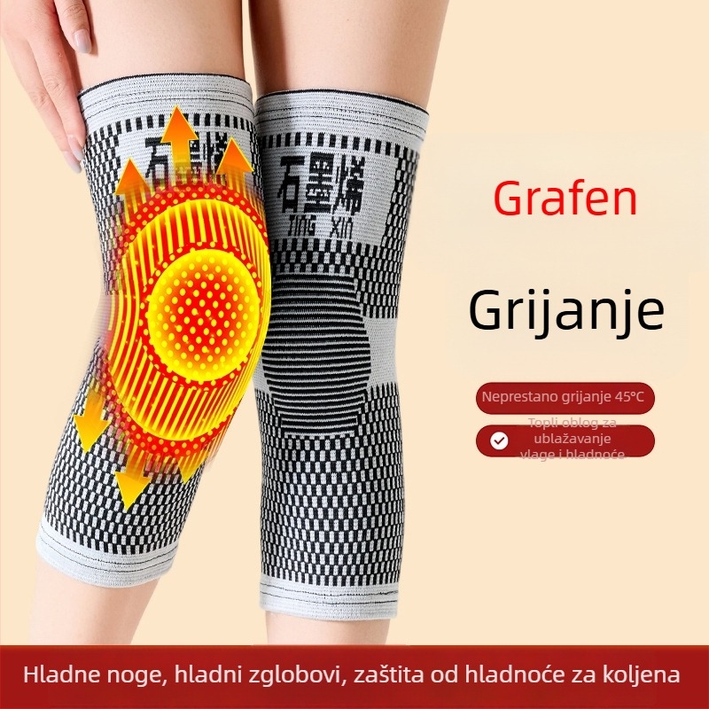 Grijane koljenice od poliestera | Grijanje 6 sati, Težina 100–150 g, Zaštita koljena, Univerzalna prilagodba