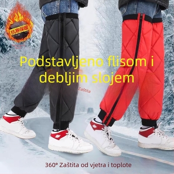 Zimske koljene štitnike za vožnju – poliestersko vlakno, zaštita koljena, za odrasle, za sport na otvorenom
