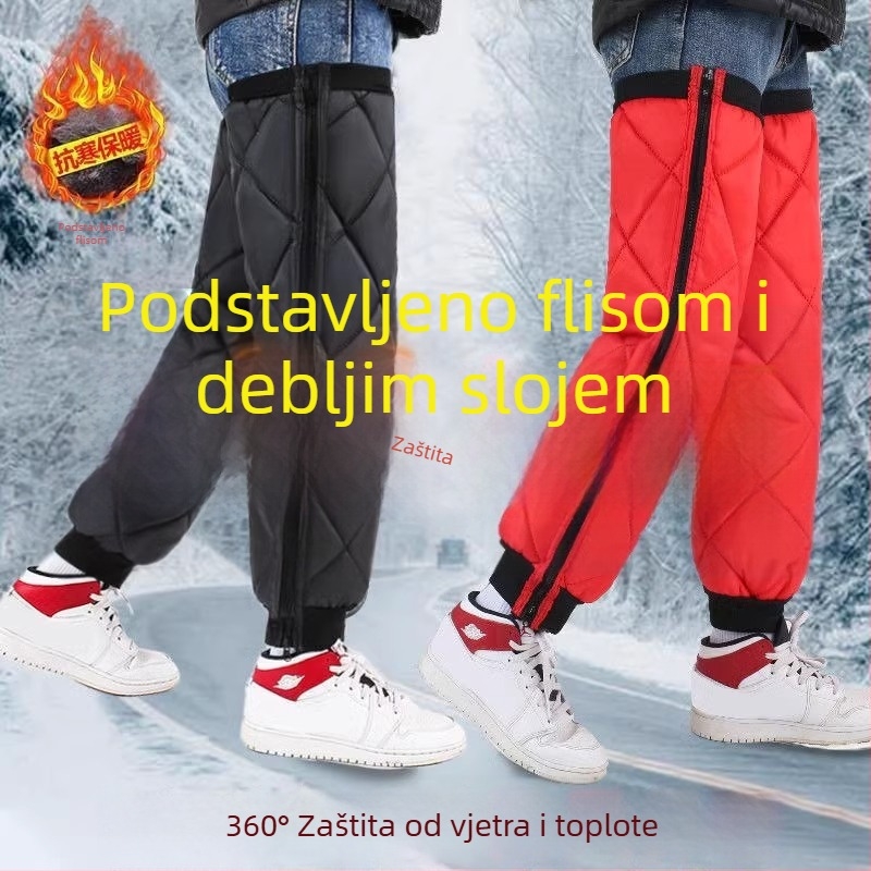 Zimske koljene štitnike za vožnju – poliestersko vlakno, zaštita koljena, za odrasle, za sport na otvorenom