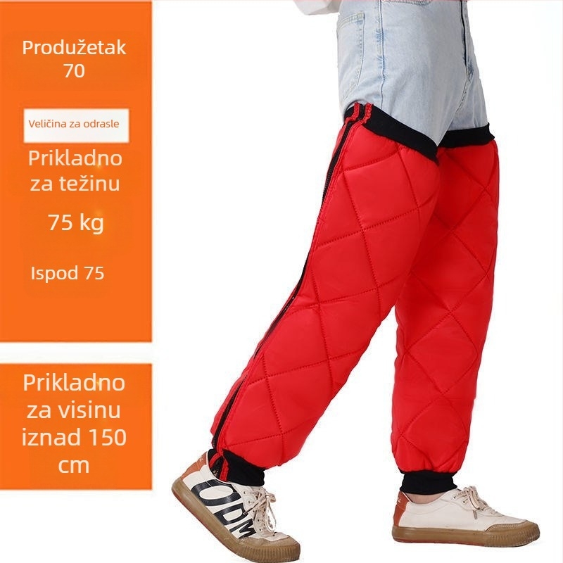 Zimske koljene štitnike za vožnju – poliestersko vlakno, zaštita koljena, za odrasle, za sport na otvorenom