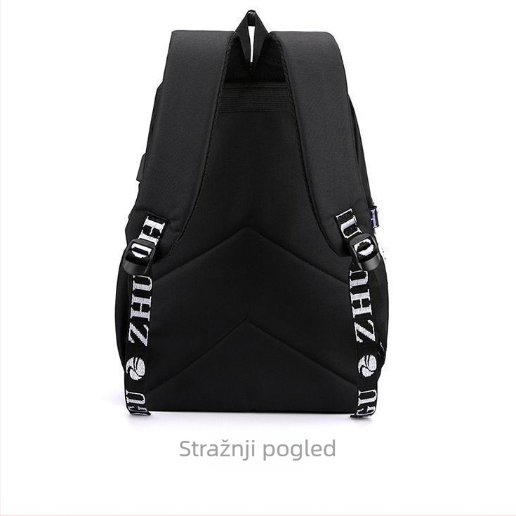 StrayKids USB punjač ranac, Oxford tkanina, gradski minimalistički stil, studentski ruksak za svakodnevnu uporabu