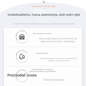 Sigurnosni katanac Type E | Materijal: željezo; Marka: THEMIS; Namjena: kućanstvo; Stil: moderni minimalizam