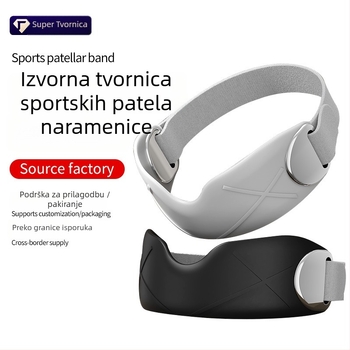 Silikonski steznik za koljeno s zaštitom patelle – univerzalna upotreba, pogodna za trčanje, vožnju biciklom i badminton