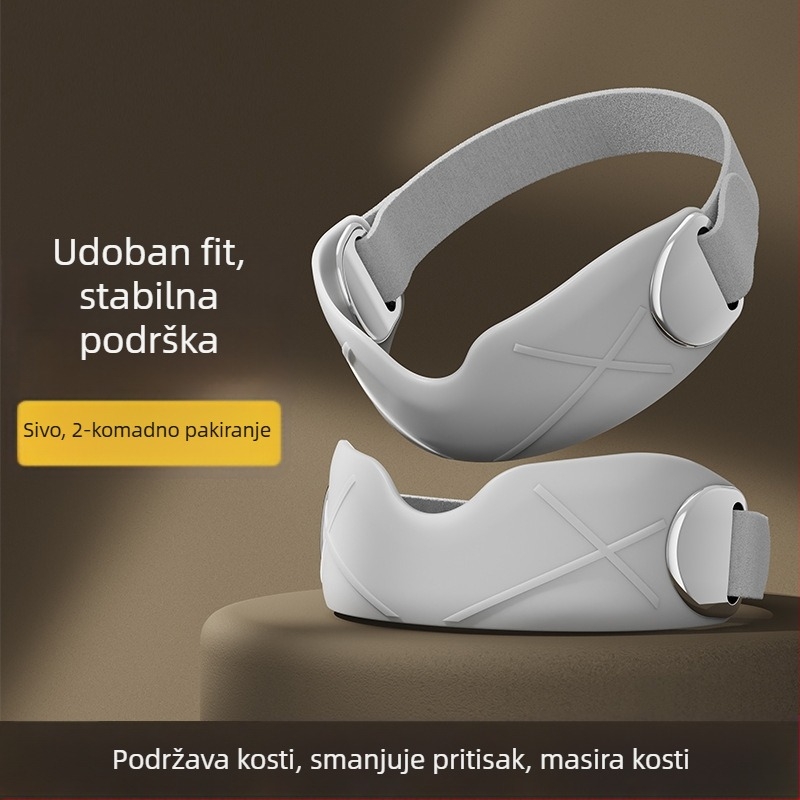 Silikonski steznik za koljeno s zaštitom patelle – univerzalna upotreba, pogodna za trčanje, vožnju biciklom i badminton