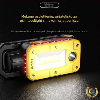 LED magnetsko radno svjetlo za automobilsku popravku, punjivo, 10W, 3.7V