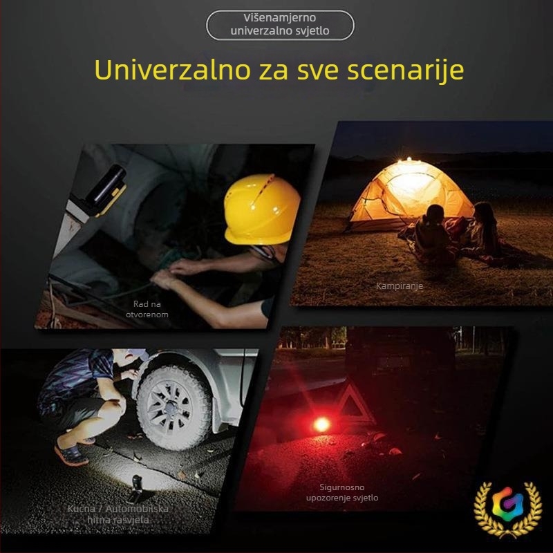 LED magnetsko radno svjetlo za automobilsku popravku, punjivo, 10W, 3.7V