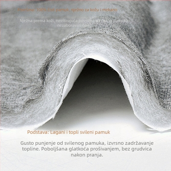 Toplinski štitnici za koljena za starije osobe, labavi i debelo podstavljeni, protuklizni i protiv padova, produženi pokrov nogu za toplo spavanje u klimatiziranoj sobi