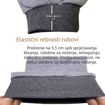 Toplinski štitnici za koljena za starije osobe, labavi i debelo podstavljeni, protuklizni i protiv padova, produženi pokrov nogu za toplo spavanje u klimatiziranoj sobi