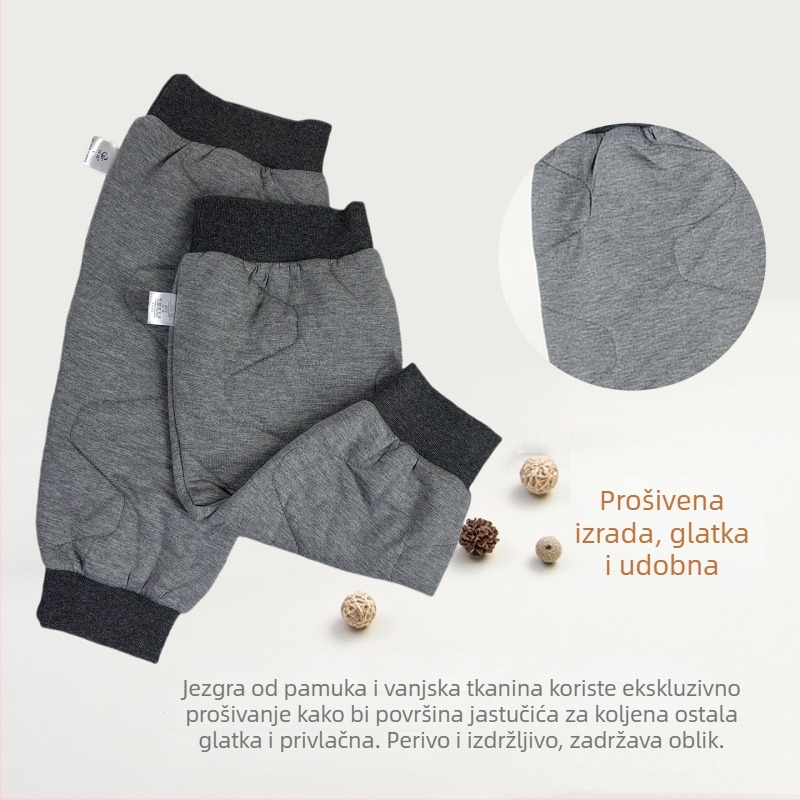 Toplinski štitnici za koljena za starije osobe, labavi i debelo podstavljeni, protuklizni i protiv padova, produženi pokrov nogu za toplo spavanje u klimatiziranoj sobi
