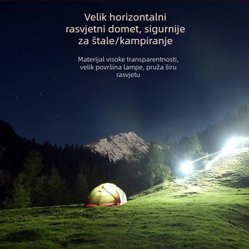 LED radno svjetlo s magnetskom bazom, punjivo, visoke svjetline, za gradilišta i kampiranje