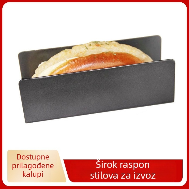 Dvostrano nelepivi pravokutni kalup za pečenje od karbonskog čelika za kekse i peciva