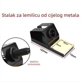 936 Držač za lemilo – aluminijski nosač s dizajnom otpornim na padove i špongom za čišćenje visokih temperatura (YG TOOLS)