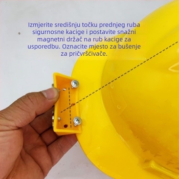 Magnetska maska za zavarivanje s nosačem za glavu i preklopnim držačem – dodatak