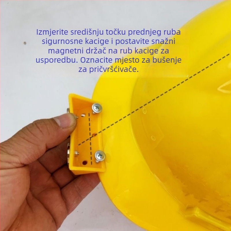 Magnetska maska za zavarivanje s nosačem za glavu i preklopnim držačem – dodatak