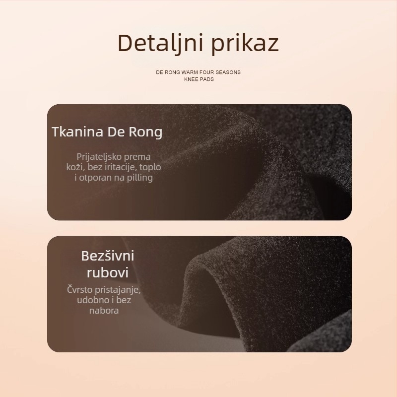 Termalne koljeno zaštitne štitnike za vanjske sportove, univerzalna upotreba, glavni materijal Derong, poliester, Forest moving