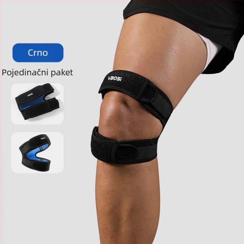 Vbosi koljena štitnici – prozračni poliesterski vlak, univerzalna veličina, za biciklizam, nogomet, košarku, odbojku, planinarenje i fitness, ultralako ispod 100 g