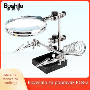 Stolna stanica sa povećalom za popravak mobitela, HD povećanje optike, radni stol za spajanje PCB-a