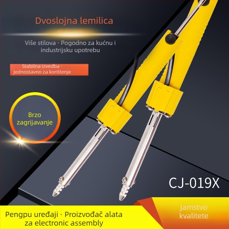 Color Arrow električna lemilica, dvij u jednom s usisivačem za odvlačenje i zavarivanje, industrijska i kućna upotreba, gumirana ručka, 220V, tip grijanja