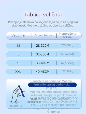 Koljeno ortoza za ozljede meniskusa i ligamenata, sportska podrška koljena, zaštita patelle, rehabilitacijski fiksni zaštitni pribor za muškarce i žene