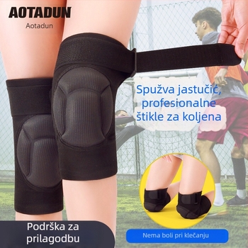 Kolenjski štitnici od pjene s poliesterom, podesiva traka, zaštita koljena, za odbojku i ples