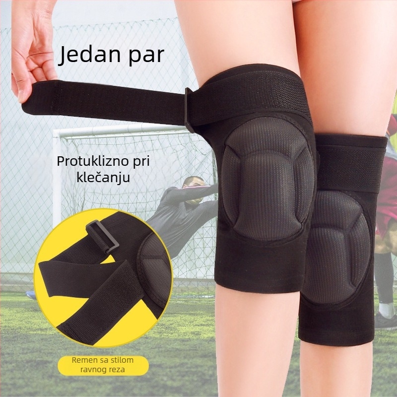 Kolenjski štitnici od pjene s poliesterom, podesiva traka, zaštita koljena, za odbojku i ples